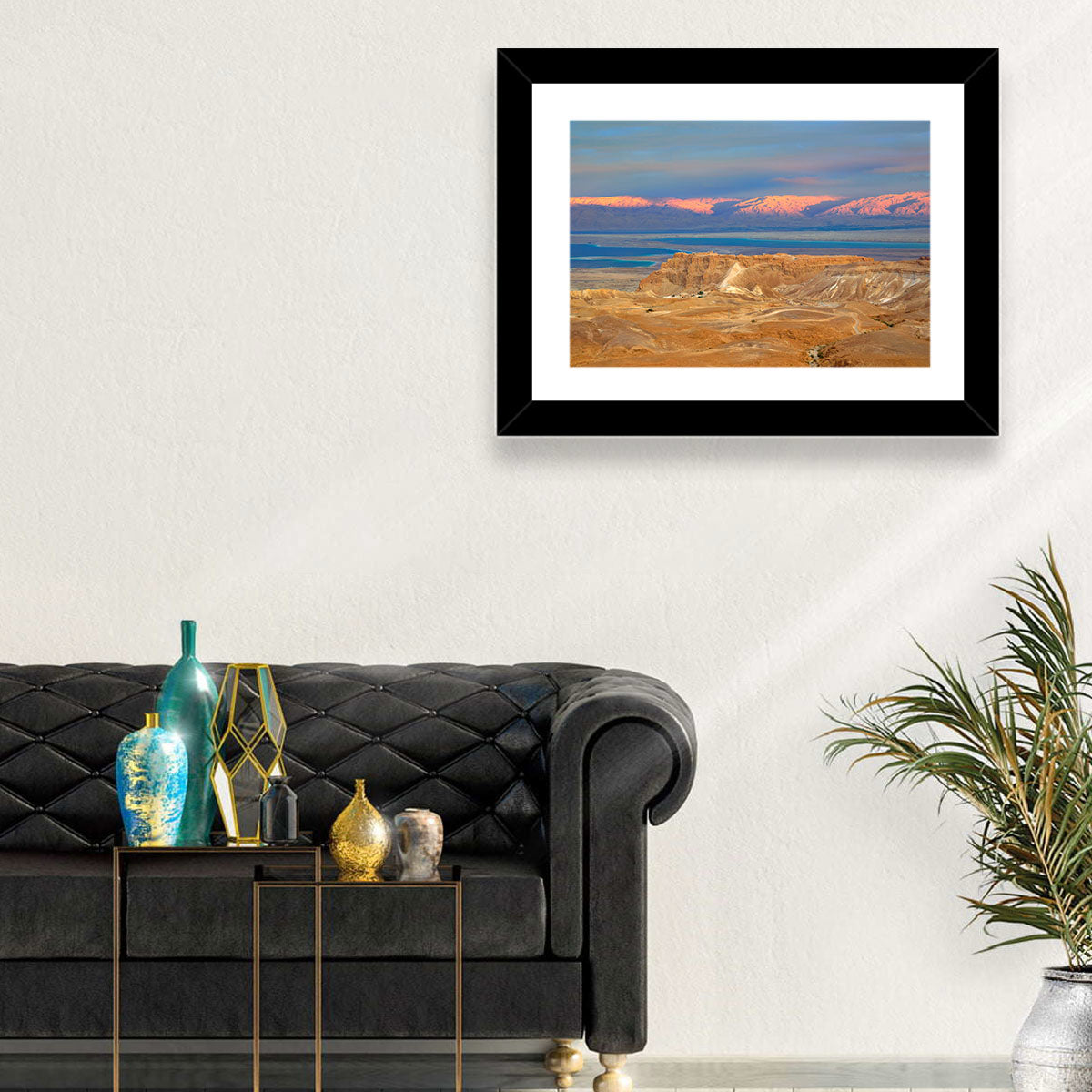 Masada Over the Dead Sea Wall Art