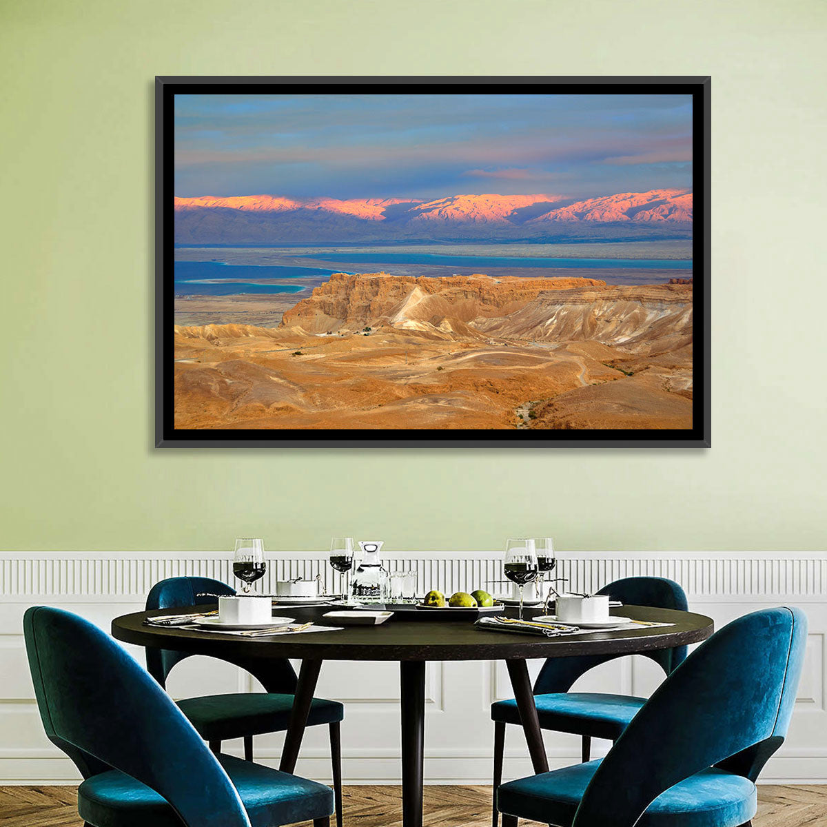 Masada Over the Dead Sea Wall Art