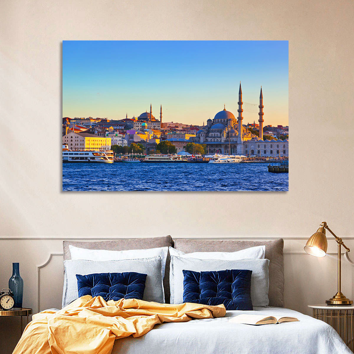 Istanbul Sunrise at Yeni Cami Wall Art