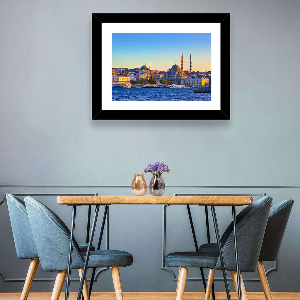 Istanbul Sunrise at Yeni Cami Wall Art