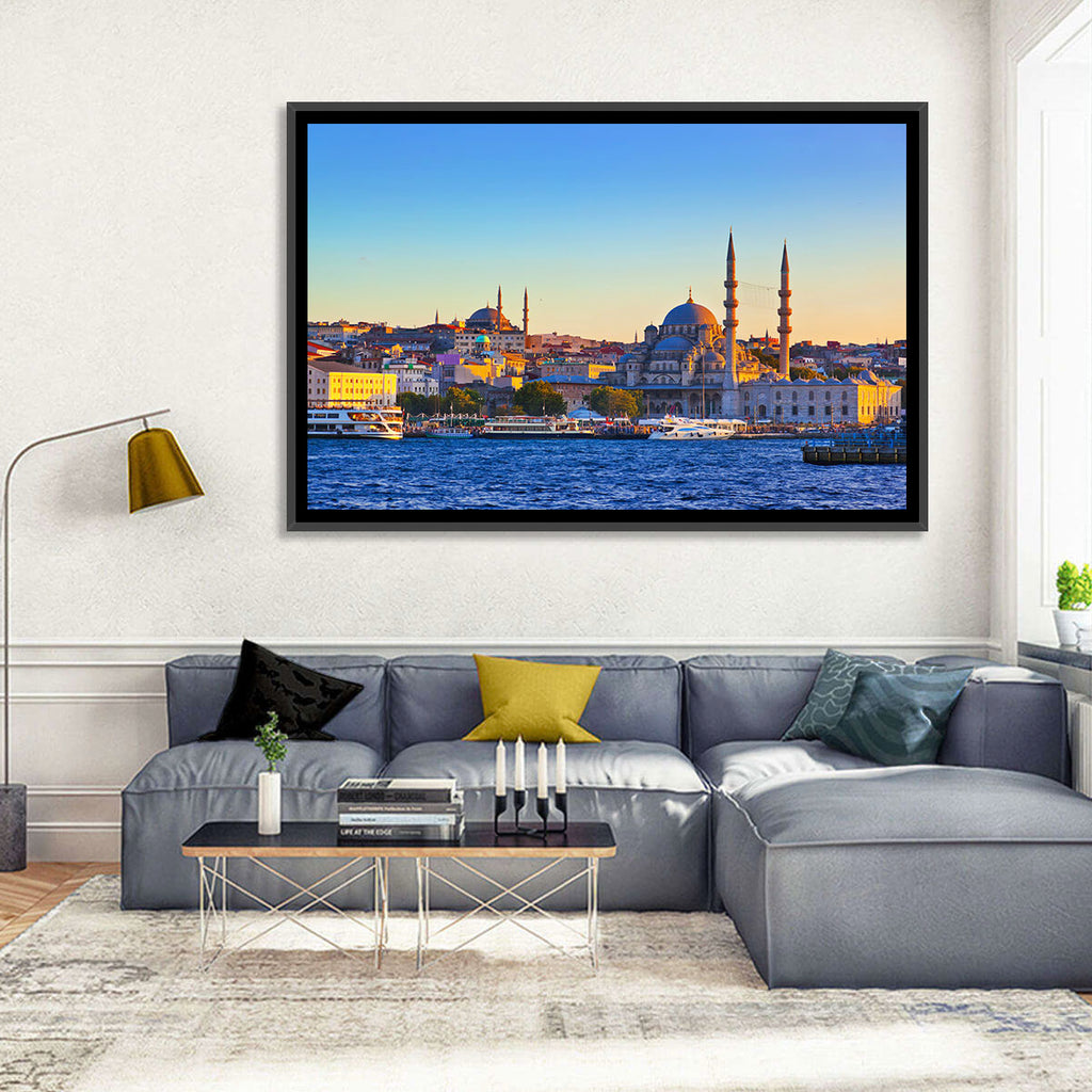 Istanbul Sunrise at Yeni Cami Wall Art