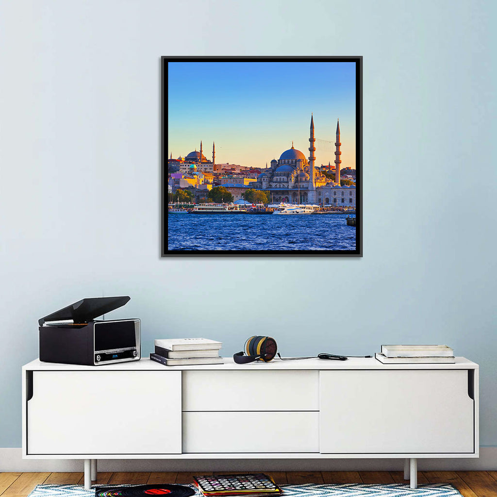 Istanbul Sunrise at Yeni Cami Wall Art