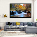 Autumn Stream at Zion Canyon Wall Art