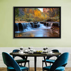 Autumn Stream at Zion Canyon Wall Art