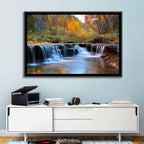 Autumn Stream at Zion Canyon Wall Art