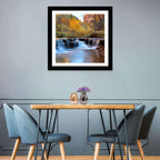 Autumn Stream at Zion Canyon Wall Art