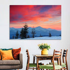 Chernogora Mountains at Sunset Wall Art