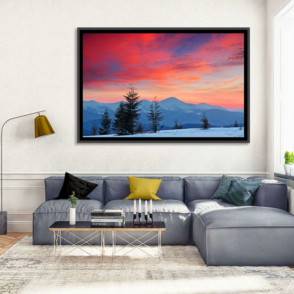 Chernogora Mountains at Sunset Wall Art