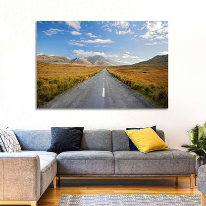 Road to Mountains Wall Art