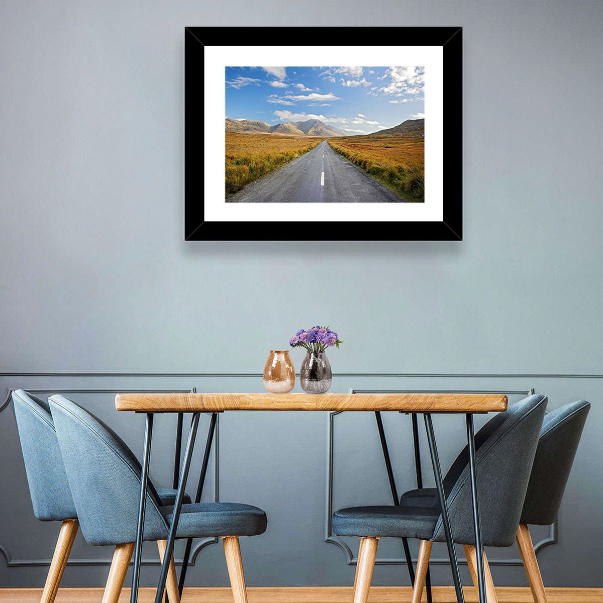 Road to Mountains Wall Art