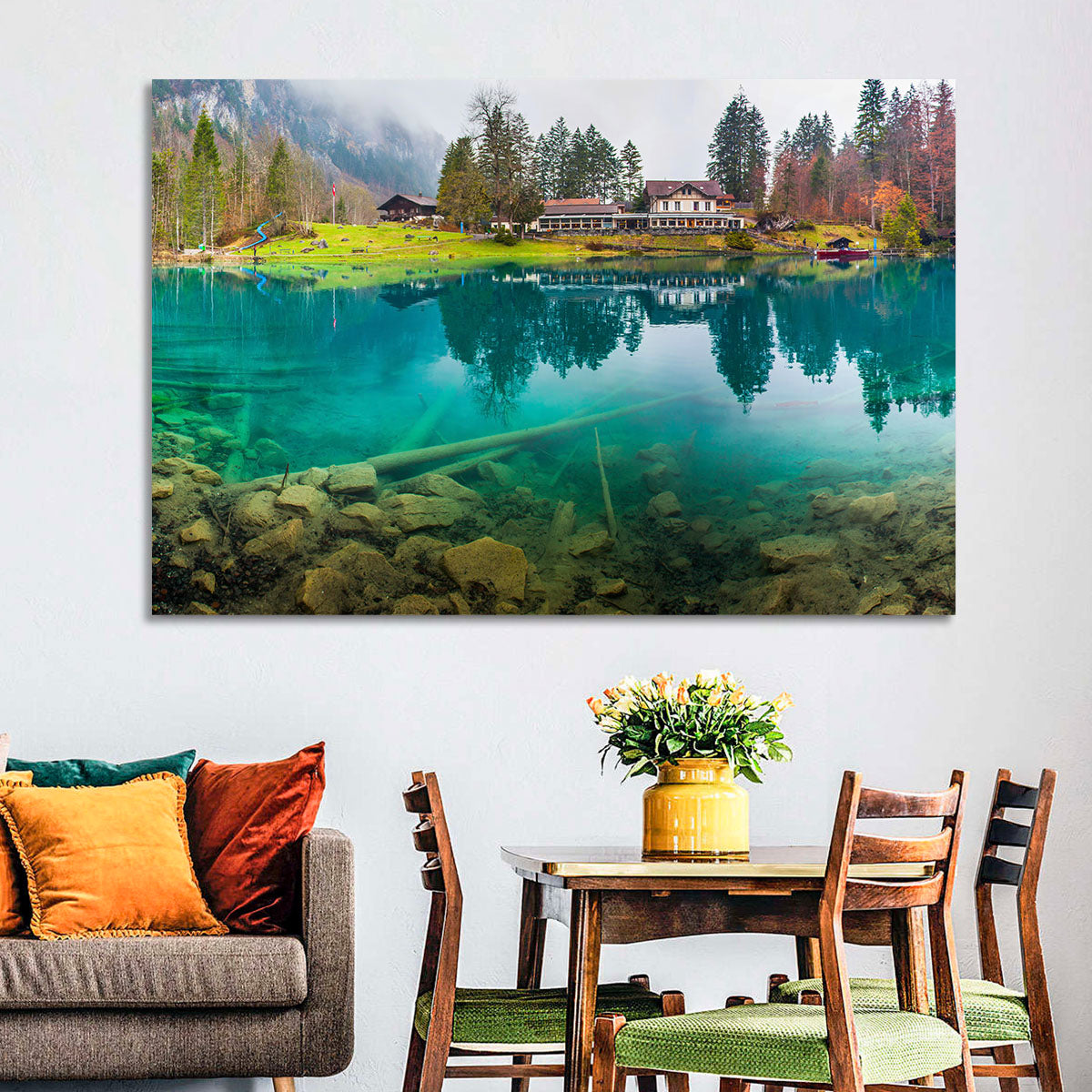 Forellenzucht Hotel, Blausee Wall Art