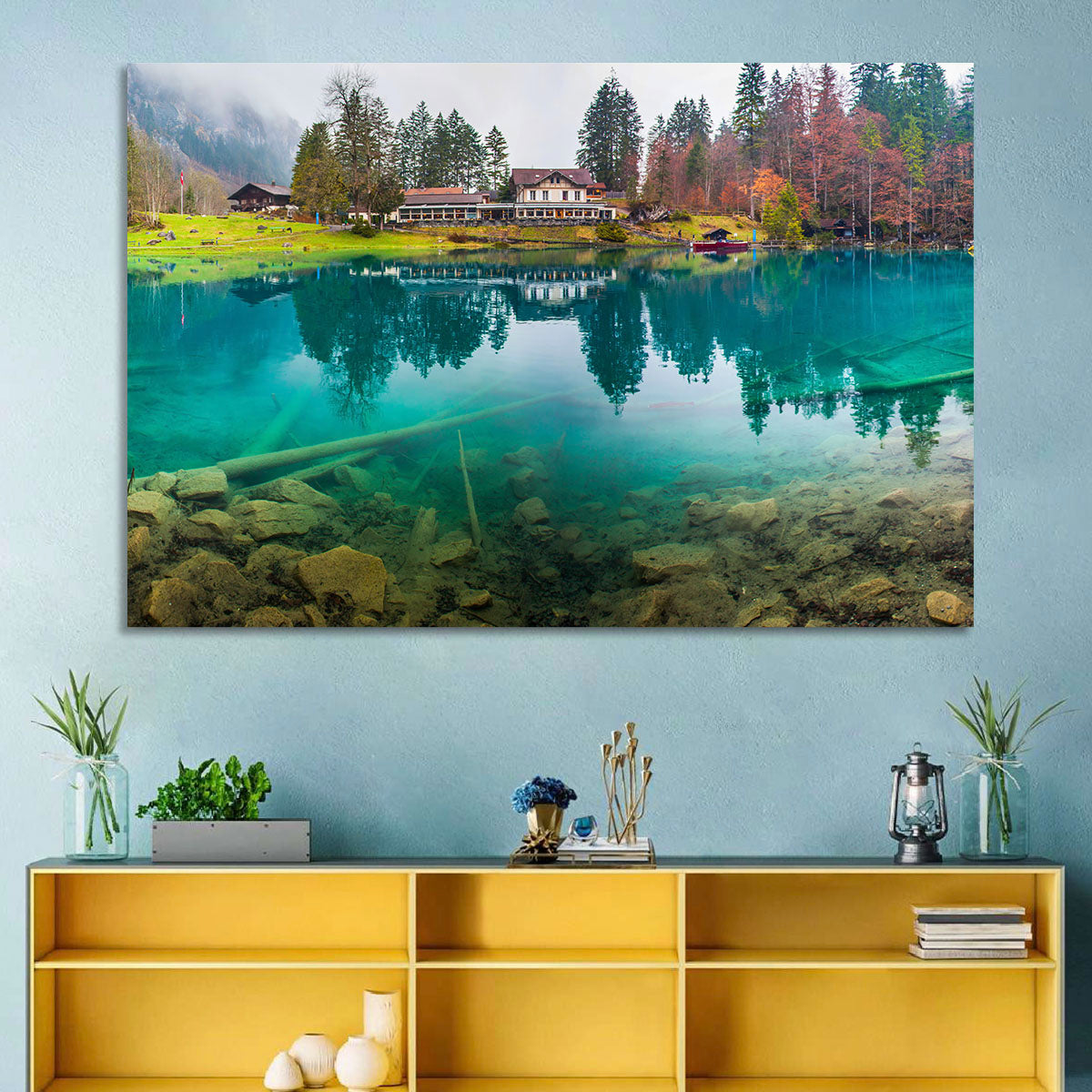 Forellenzucht Hotel, Blausee Wall Art