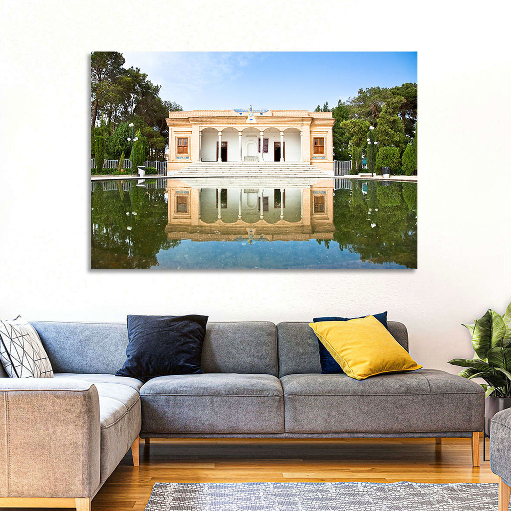 Yazd Fire Temple Reflection Wall Art