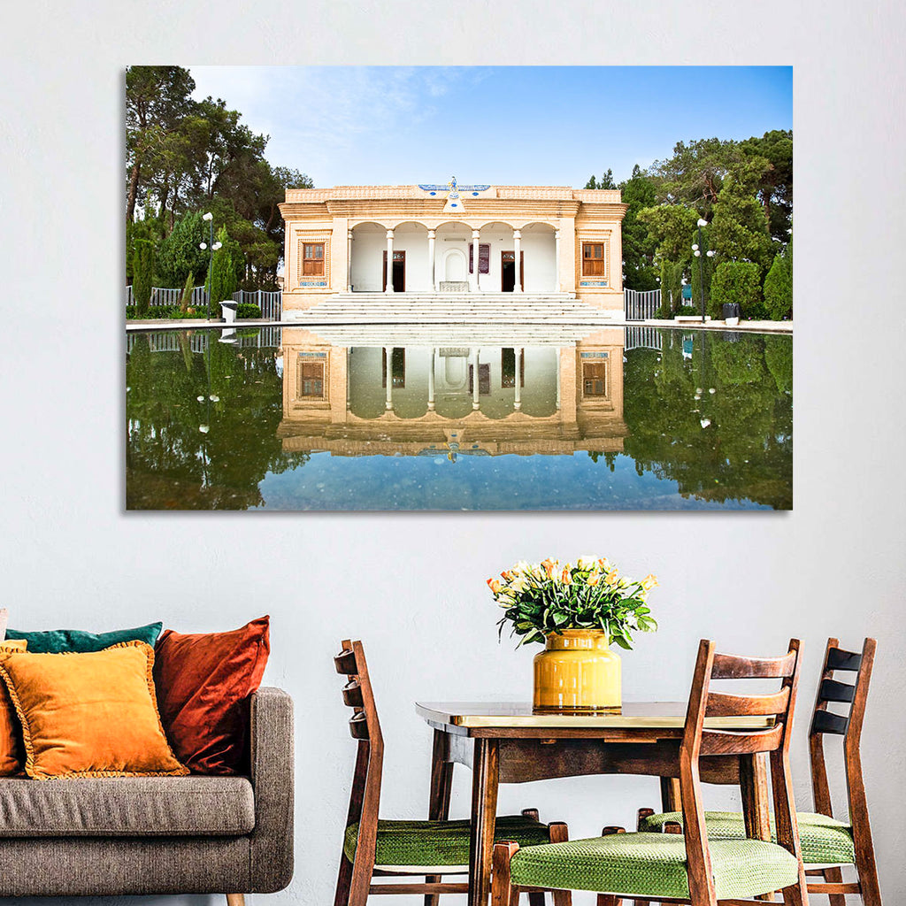Yazd Fire Temple Reflection Wall Art
