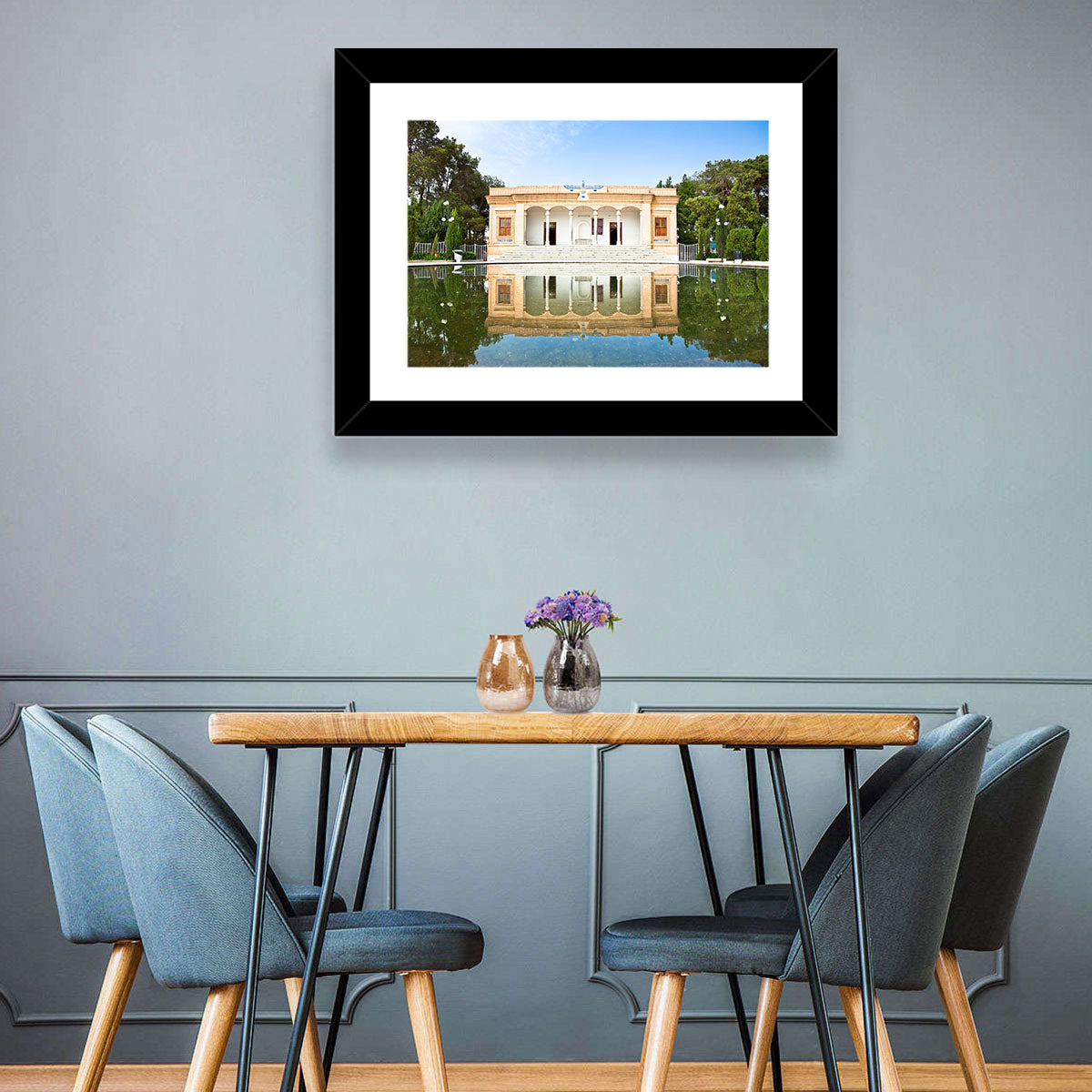 Yazd Fire Temple Reflection Wall Art