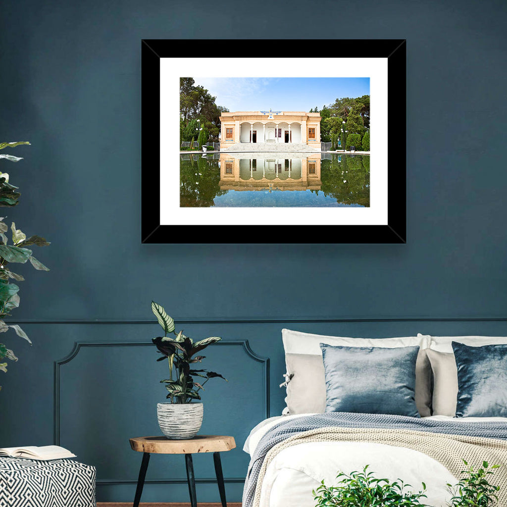 Yazd Fire Temple Reflection Wall Art