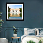 Yazd Fire Temple Reflection Wall Art