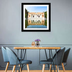 Yazd Fire Temple Reflection Wall Art