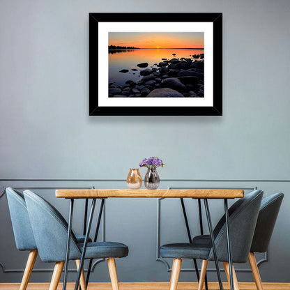 Lake Sunset Wall Art