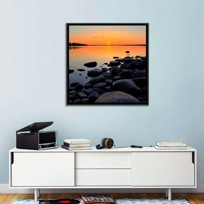 Lake Sunset Wall Art