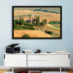 Golden Cypress Hill Villa Wall Art
