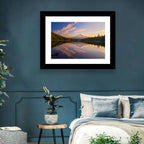 Mount Hood Reflection at Trillium Lake Wall Art