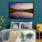 Mount Hood Reflection at Trillium Lake Wall Art