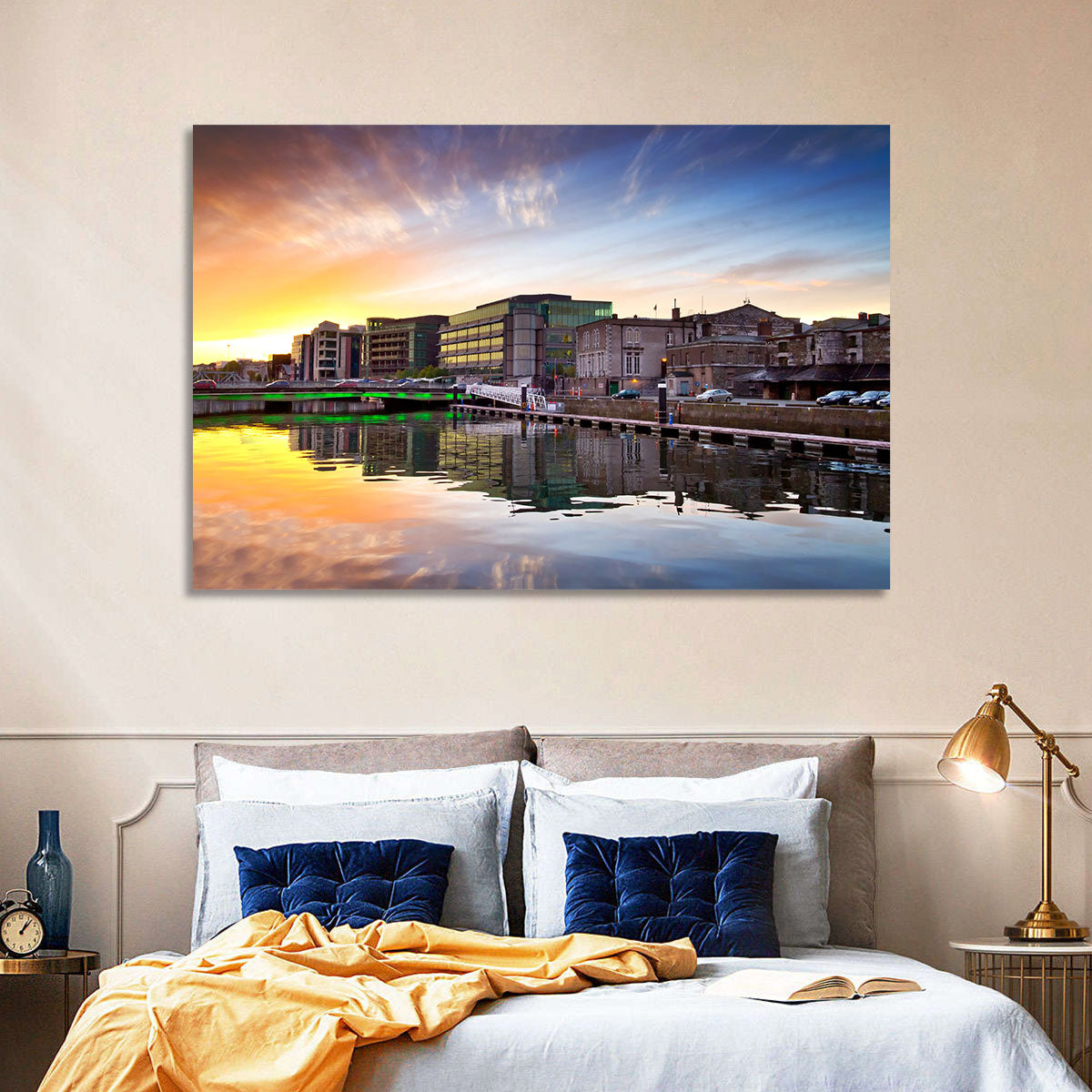 River Liffey at Dusk Wall Art