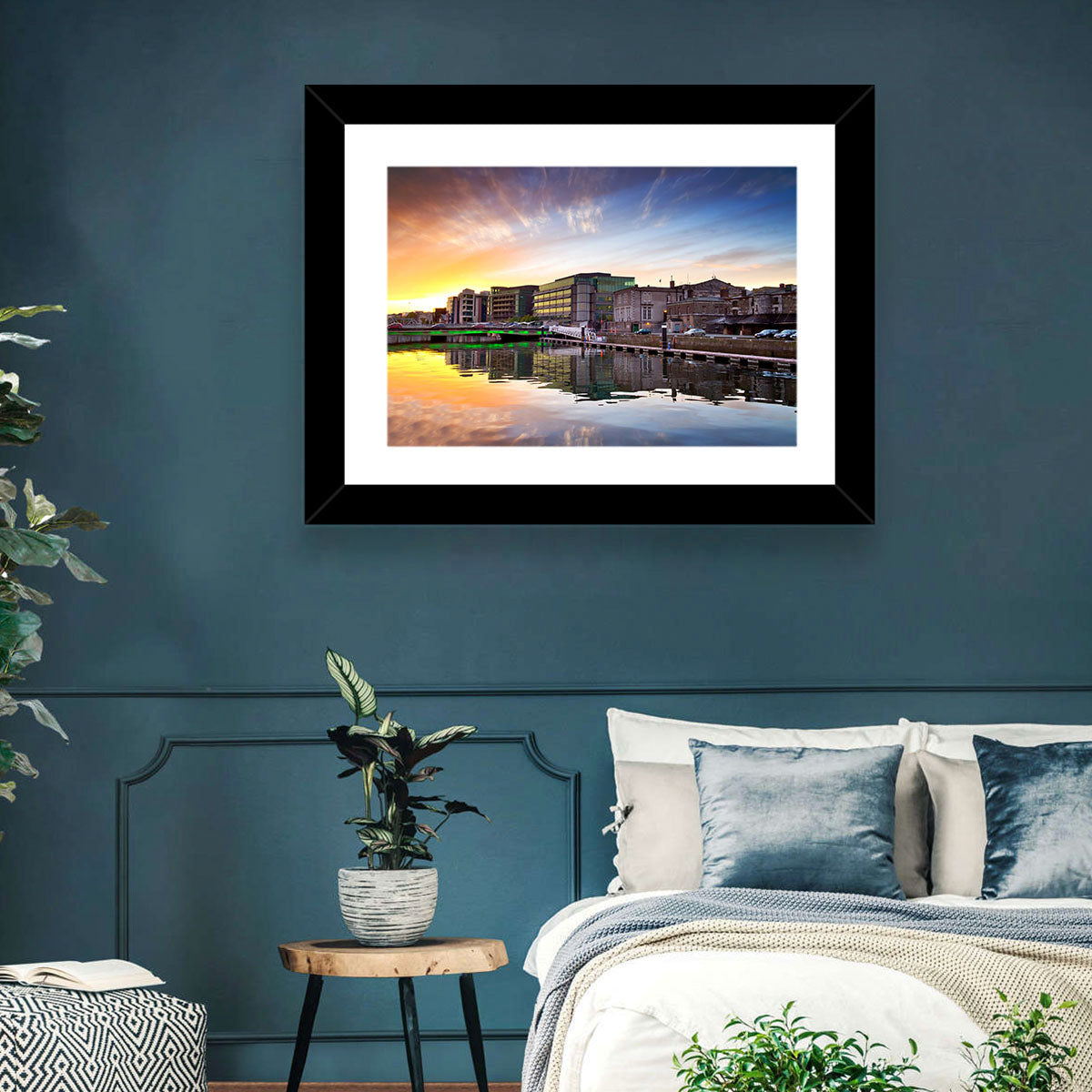 River Liffey at Dusk Wall Art