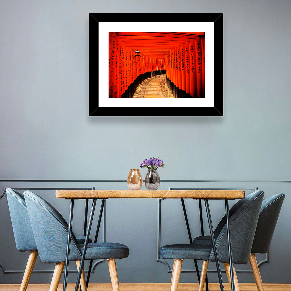 Fushimi Inari Torii Path, Kyoto Wall Art in a room, landscape