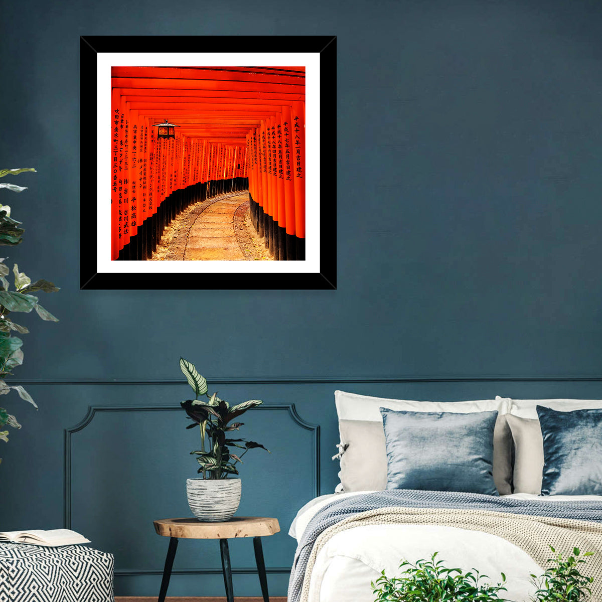 Fushimi Inari Torii Path, Kyoto Wall Art in a room, landscape