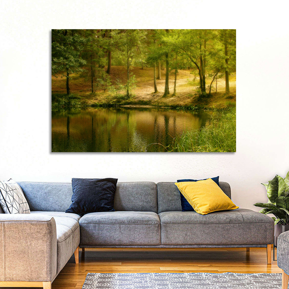 Forest Pond Wall Art