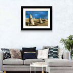 Pinnacles Desert at Golden Hour Wall Art