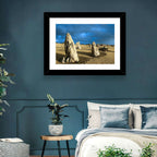 Pinnacles Desert at Golden Hour Wall Art
