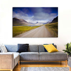 Iceland Gravel Road Landscape Wall Art