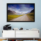 Iceland Gravel Road Landscape Wall Art