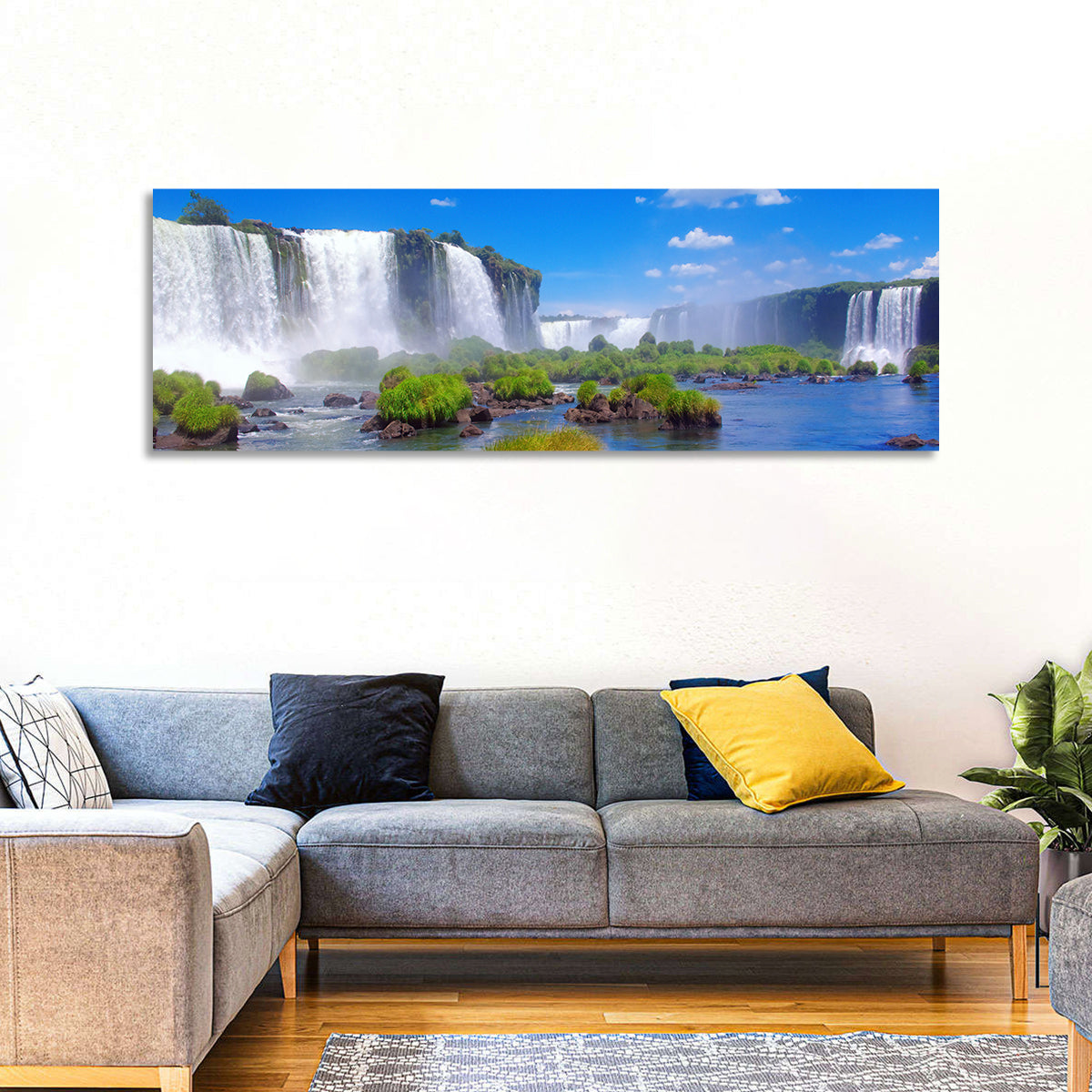 Iguazu Falls Daylight View Wall Art