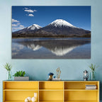 Parinacota Volcano Reflection Wall Art
