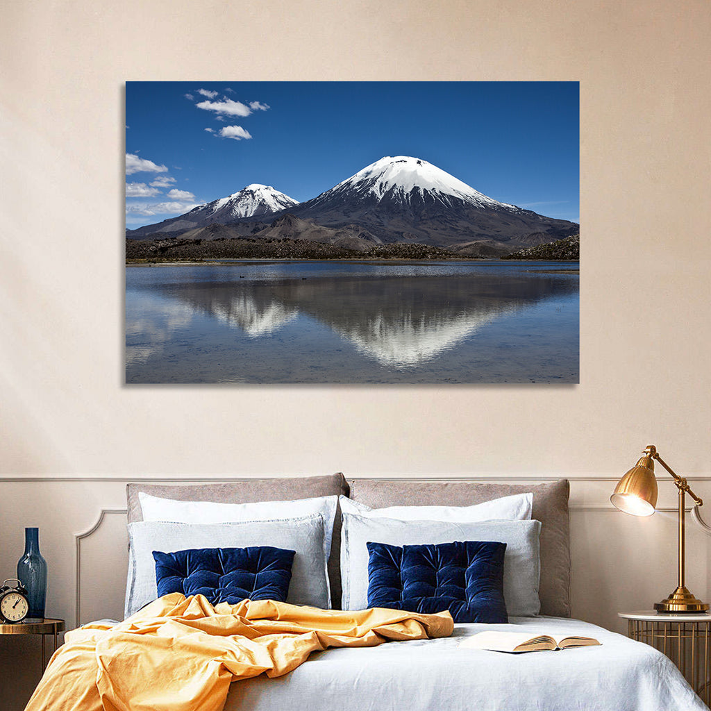 Parinacota Volcano Reflection Wall Art