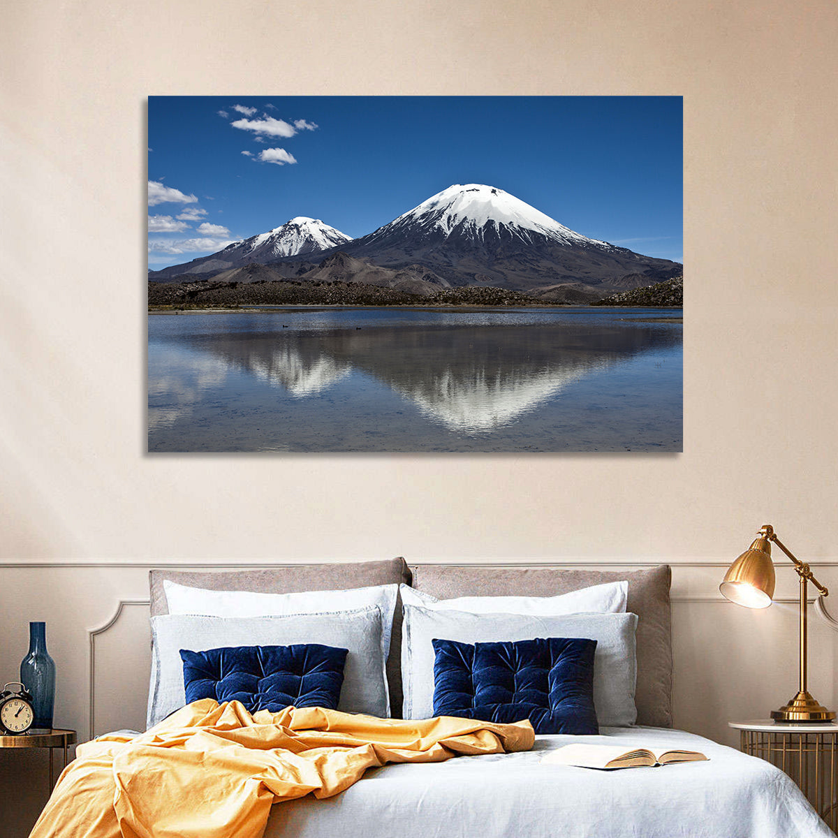 Parinacota Volcano Reflection Wall Art