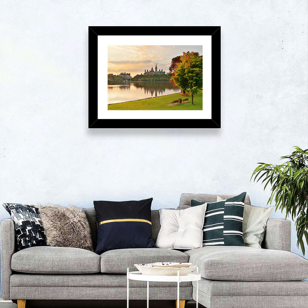 Ottawa Skyline at Golden Hour Wall Art