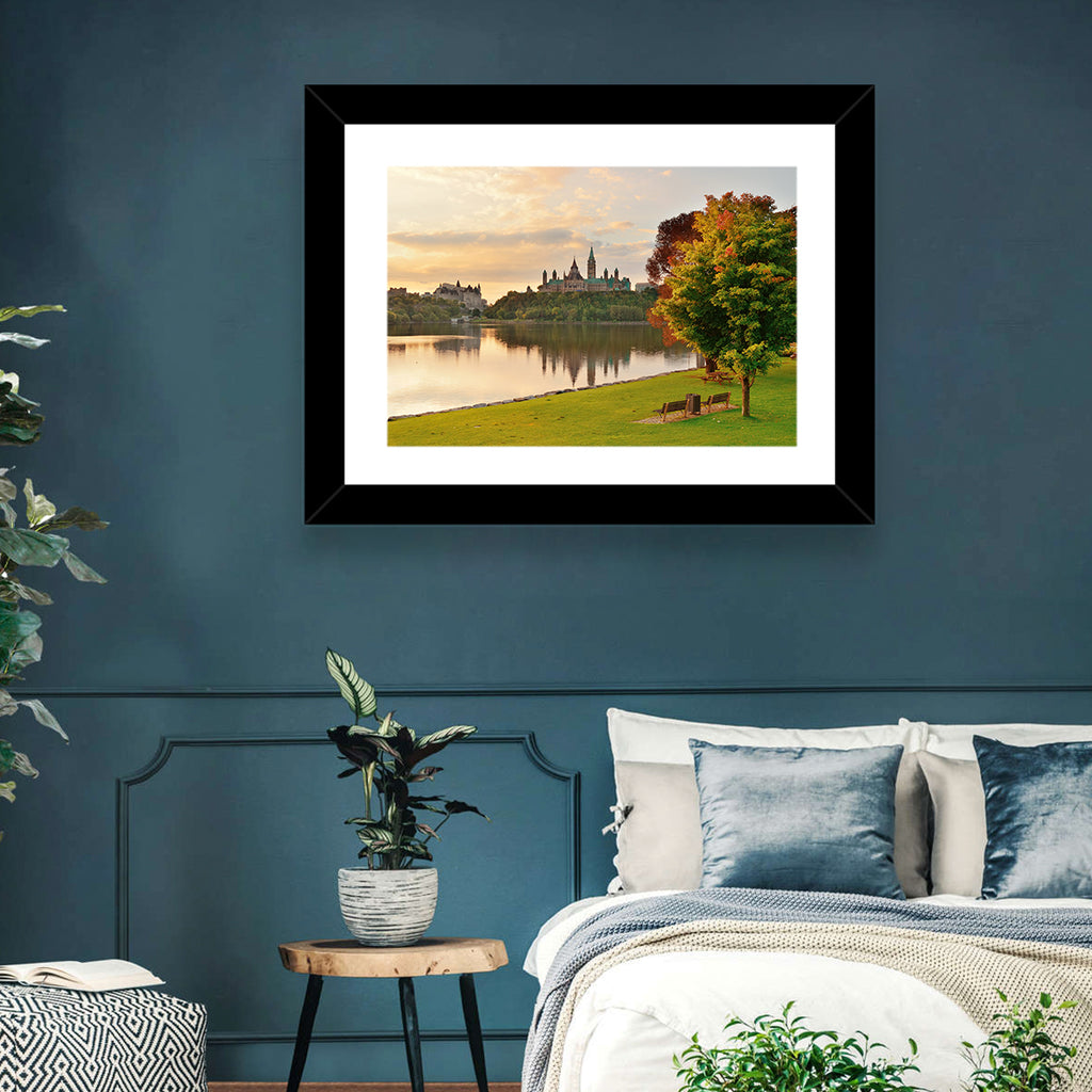 Ottawa Skyline at Golden Hour Wall Art