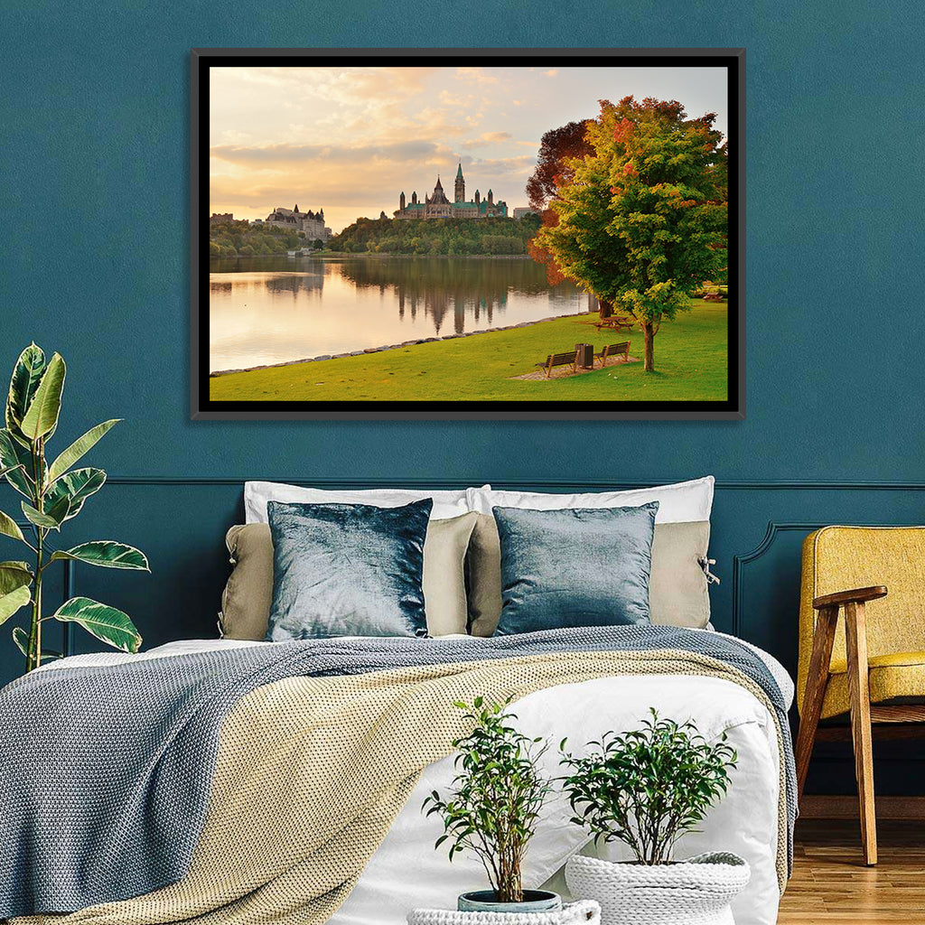 Ottawa Skyline at Golden Hour Wall Art