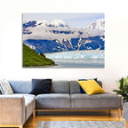 Hubbard Glacier and Snowcapped Peaks Wall Art