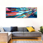 Night Traffic Light Trails Wall Art