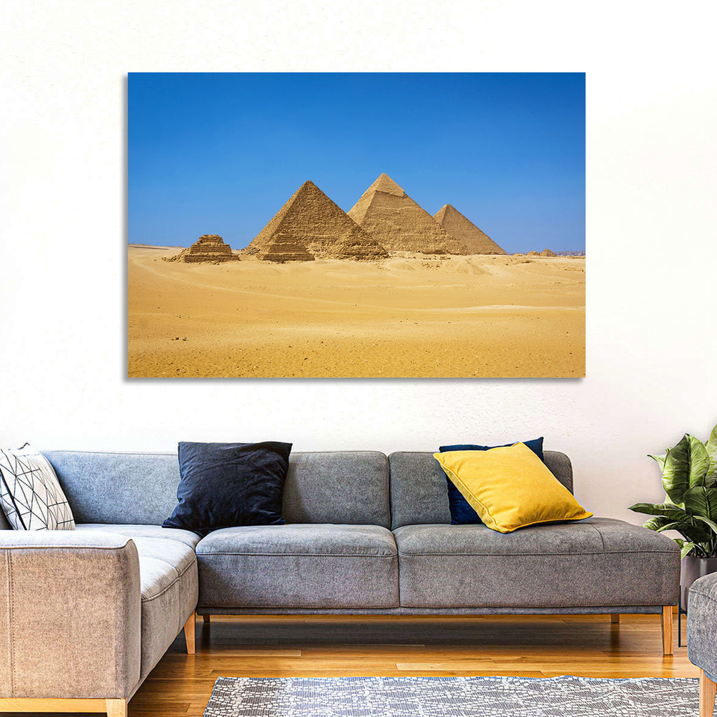 Pyramids of Giza Photograph Wall Art