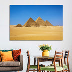 Pyramids of Giza Photograph Wall Art