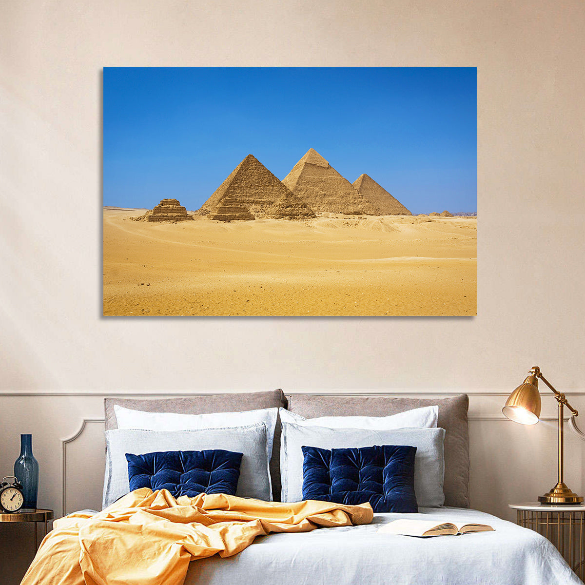 Pyramids of Giza Photograph Wall Art