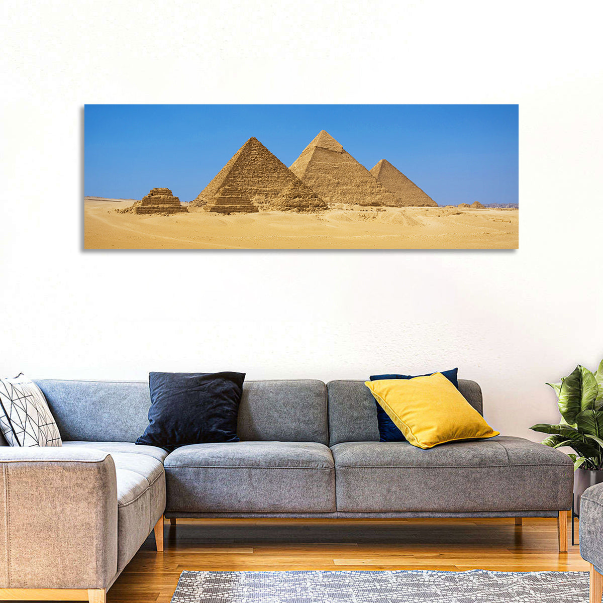 Pyramids of Giza Photograph Wall Art