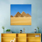 Pyramids of Giza Photograph Wall Art
